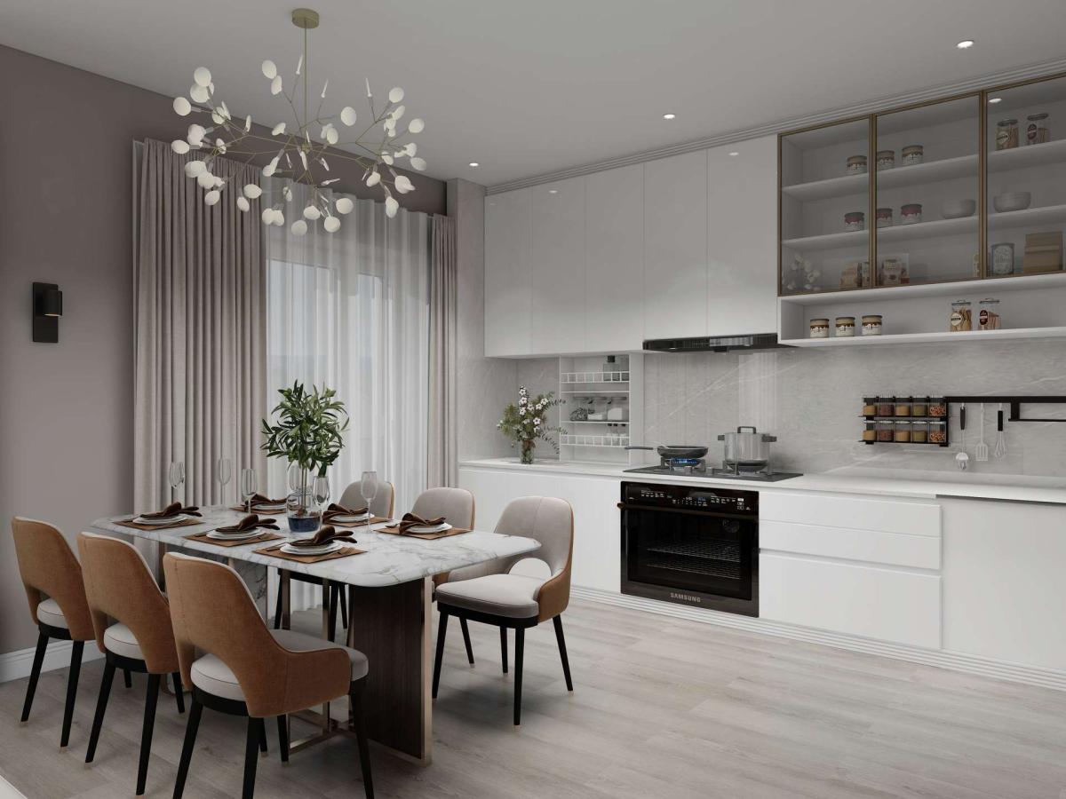 Koch- und Essbereich