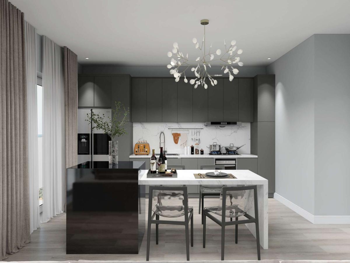 Koch- und Essbereich